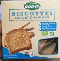 Mängden socker i Biscottes