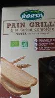 Mängden socker i Pain grillé à la farine complète
