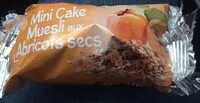 Mängden socker i Mini Cake Muesli aux Abricots secs