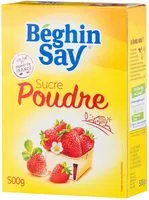 Mängden socker i Sucre Poudre