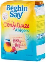 Mängden socker i Préparation gélifiante pour confitures allégées en sucres