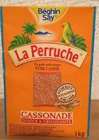Mängden socker i "La perruche" Cassonade douce & croquante