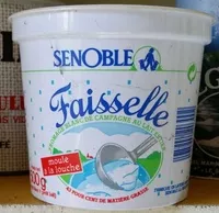 Mängden socker i Faisselle
