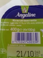 Mängden socker i Riz Au Lait Saveur Vanille