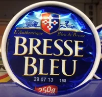 Mängden socker i L'Authentique Bleu de Bresse (30 % MG)