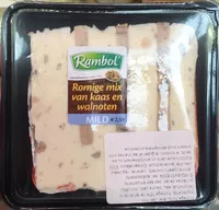 Mängden socker i Romige mix van kaas en walnoten