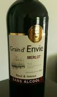 Mängden socker i Grain d'envie Merlot sans alcool
