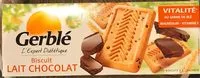 Mängden socker i Biscuit lait chocolat Gerblé