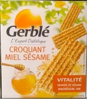 Mängden socker i Gerble - Honey Sesame Crunch Bar, 162g (5.8oz)