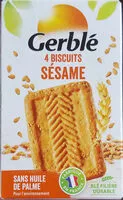 Mängden socker i Biscuit Sésame Gerblé