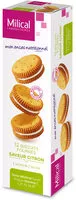 Mängden socker i Milical Nutrition Saveur Citron 12 Biscuits