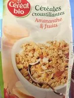 Mängden socker i Céréales Amaranthe et Fruits