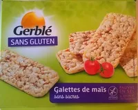 Mängden socker i Galettes de maïs sans gluten sans sucres