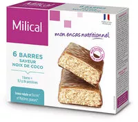 Mängden socker i Barres Milical Noix de Coco