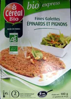 Mängden socker i Fines galettes épinards & pignons