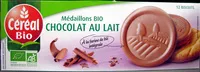 Mängden socker i Médaillons Bio Chocolat au lait
