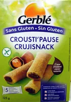 Mängden socker i Biscuit Crousti Pause choco noisette ss gluten