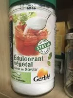Mängden socker i Gerble Stevia Edulcorant Naturel 45G