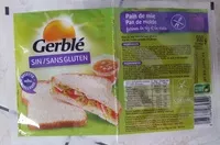 Mängden socker i Pain de mie farine de riz et maïs