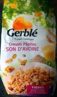 Mängden socker i Crousti Pépites Son d'avoine