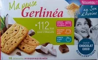 Mängden socker i Biscuit diététique au son d'avoine Gerlinéa