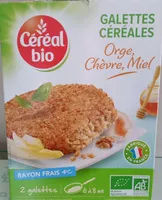 Mängden socker i Galettes de Céréales - Orge, chèvre et miel