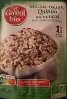 Mängden socker i Blé riz rouge quinoa au naturel