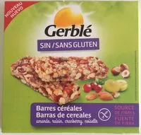 Mängden socker i Barres céréales Sin / Sans gluten