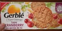 Mängden socker i Sablé cranberry au germe de riz
