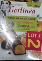 Mängden socker i Gerlinéa Ma Pause Barres chocolat orange les 2 boites de
