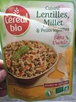Mängden socker i Cuisiné Lentilles, Millet & Petits légumes