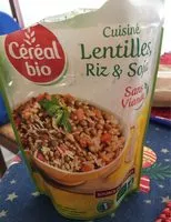 Mängden socker i Lentille riz et soja cuisiné