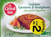 Mängden socker i Galettes Epeautre & Boulghour aux petits légumes