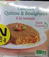 Mängden socker i Céréal bio Galettes quinoa & boulghour à la tomate BIO