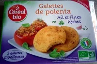 Mängden socker i Galettes de polenta ail et fines herbes