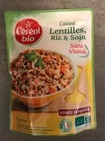 Mängden socker i Cuisiné Lentilles Riz et Soja