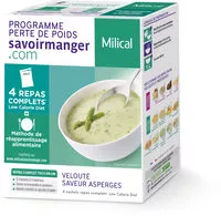 Mängden socker i Milical LCD - Velouté aux asperges