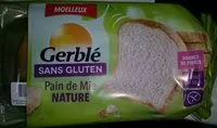 Mängden socker i Pain de mie nature sans gluten