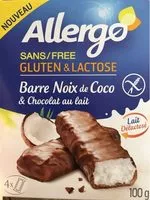 Mängden socker i Barre Noix de Coco et Chocolat au Lait
