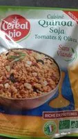 Mängden socker i Quinoa soja tomate et olive