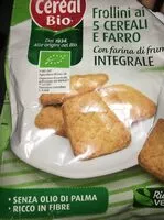 Mängden socker i Frollini 5 cereali e farro