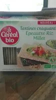 Mängden socker i Tartines craquantes Épeautre Riz Millet