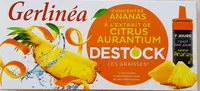 Mängden socker i Destock concentré ananas à l'extrait citrus aurantium