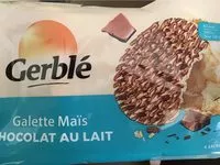 Mängden socker i Galette maïs chocolat au lait