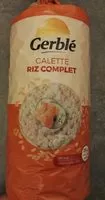 Mängden socker i Galettes de riz complet