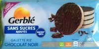 Mängden socker i Galettes riz chocolat noir