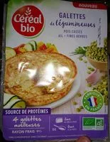 Mängden socker i Galettes de légumineuses (pois cassés, ail, fines herbes)