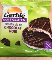 Mängden socker i Galette de riz chocolat noir