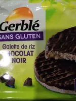 Mängden socker i Galette de riz chocolat noir