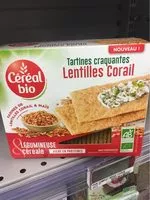 Mängden socker i Tartine craquante lentilles Corail